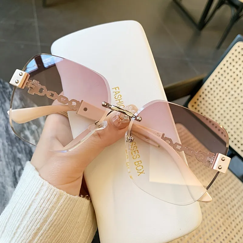 3pcs Rimless Fashion Glasses for Women