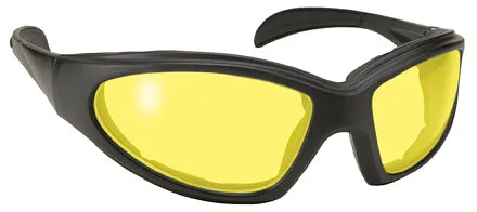 43612 Chopper Black Frame with Yellow Lens