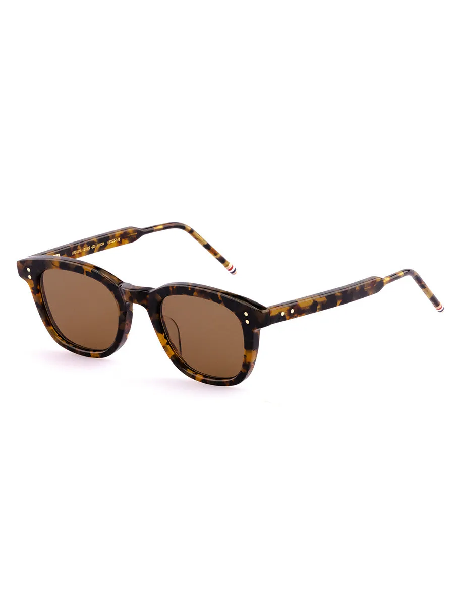 921A-205 Tokyo Tortoise Rectangular Sunglasses