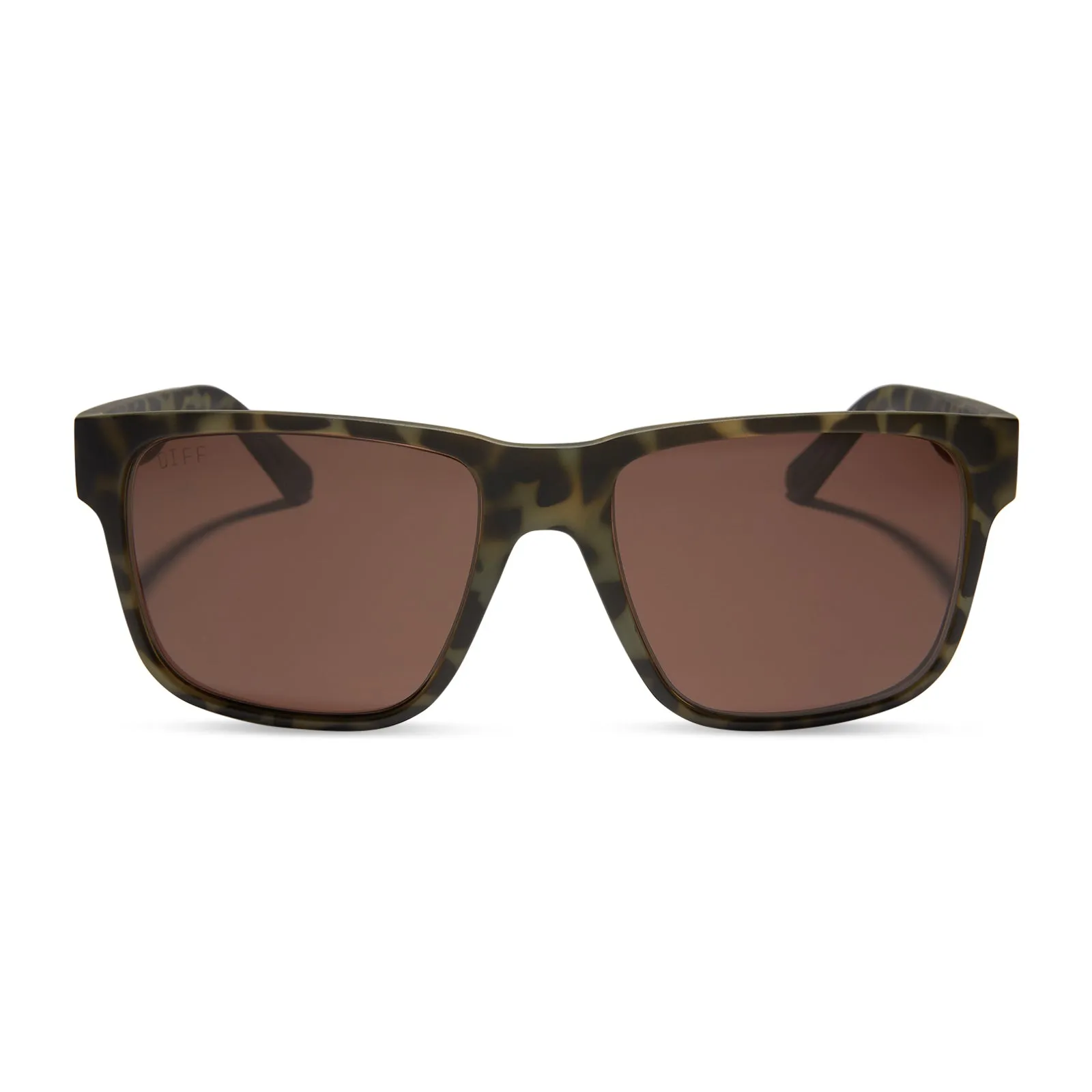 ACE - MATTE OLIVE GREEN TORTOISE   SOLID BROWN   POLARIZED SUNGLASSES