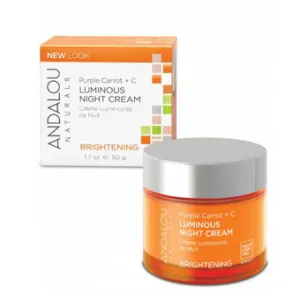 Andalou Naturals Purple Carrot   C Luminous Night Cream (50ml)