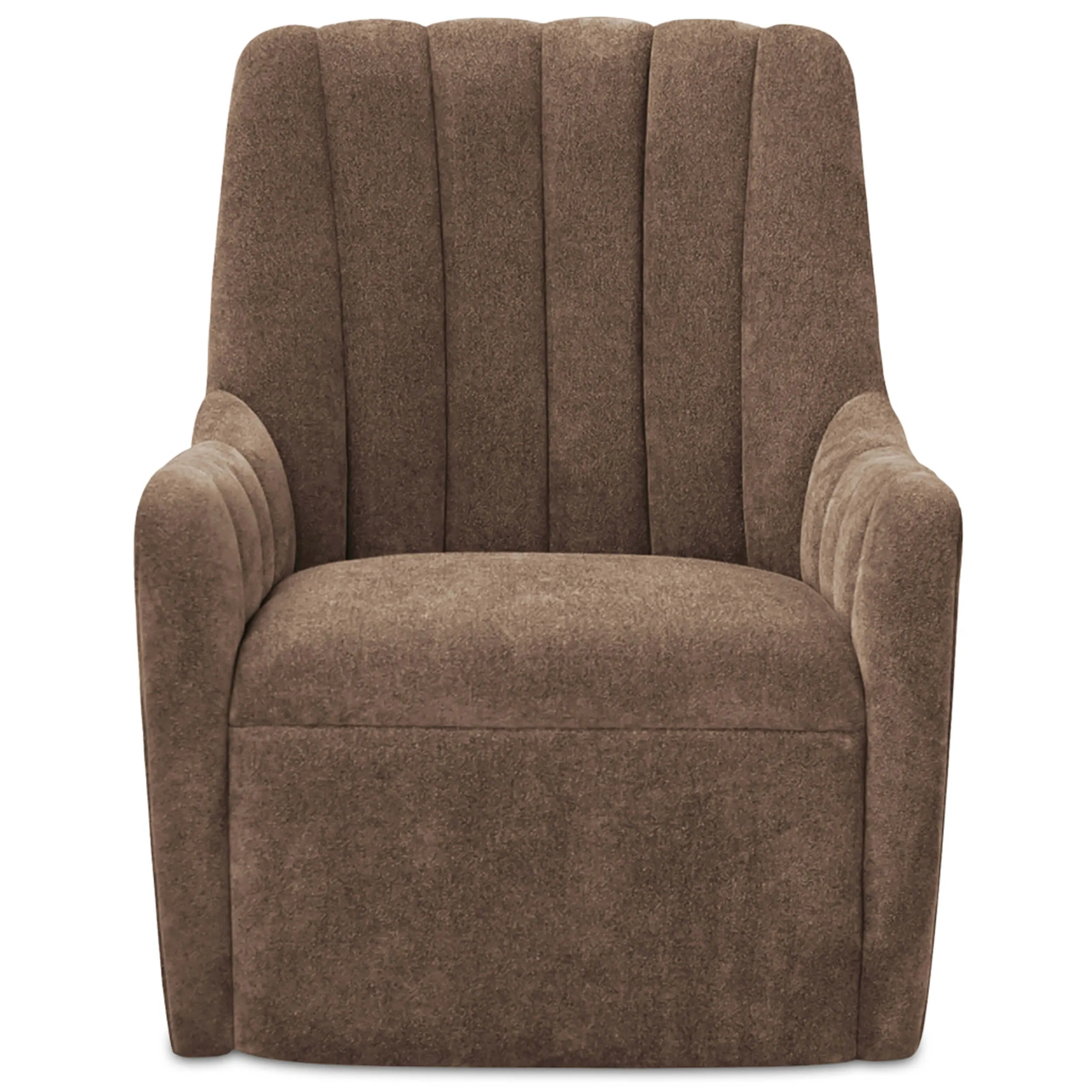 Bowie Swivel Chair, Cool Brown