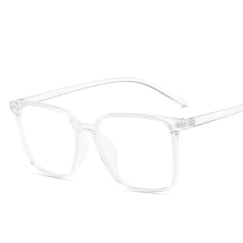 CCspace Unisex Full Rim Square Tr 90 Eyeglasses 53343