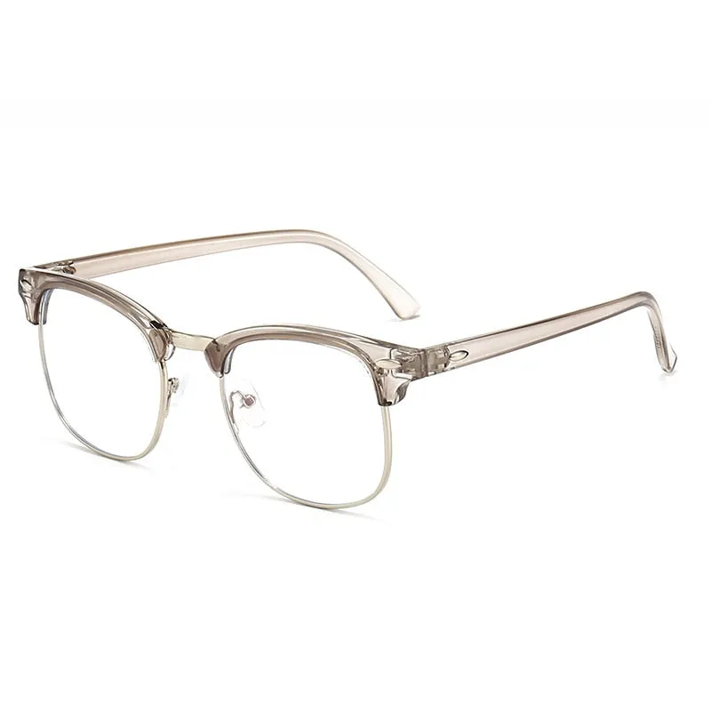 CCspace Unisex Full Rim Square Tr 90 Eyeglasses 54622