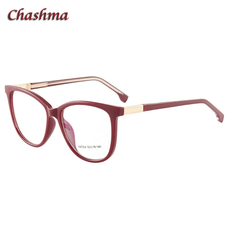 Chashma Ochki Women's Full Rim Square Tr90 Titanium Eyeglasses 87004