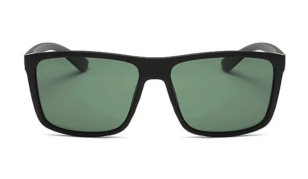 Classy Men Green Square Sunglasses