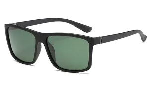 Classy Men Green Square Sunglasses