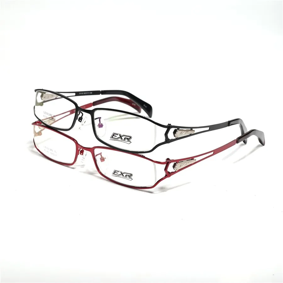 Cubojue Unisex Full Rim Small Rectangle Tr 90 Titanium Hyperopic Reading Glasses 8116