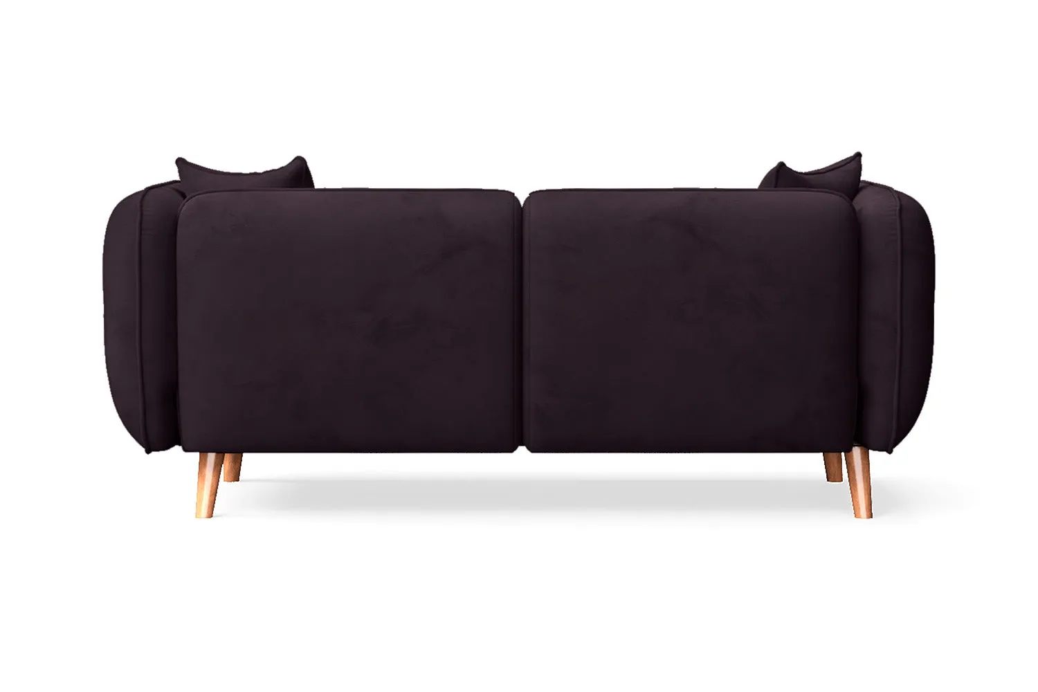 Florence 2 Seater Sofa Purple Velvet