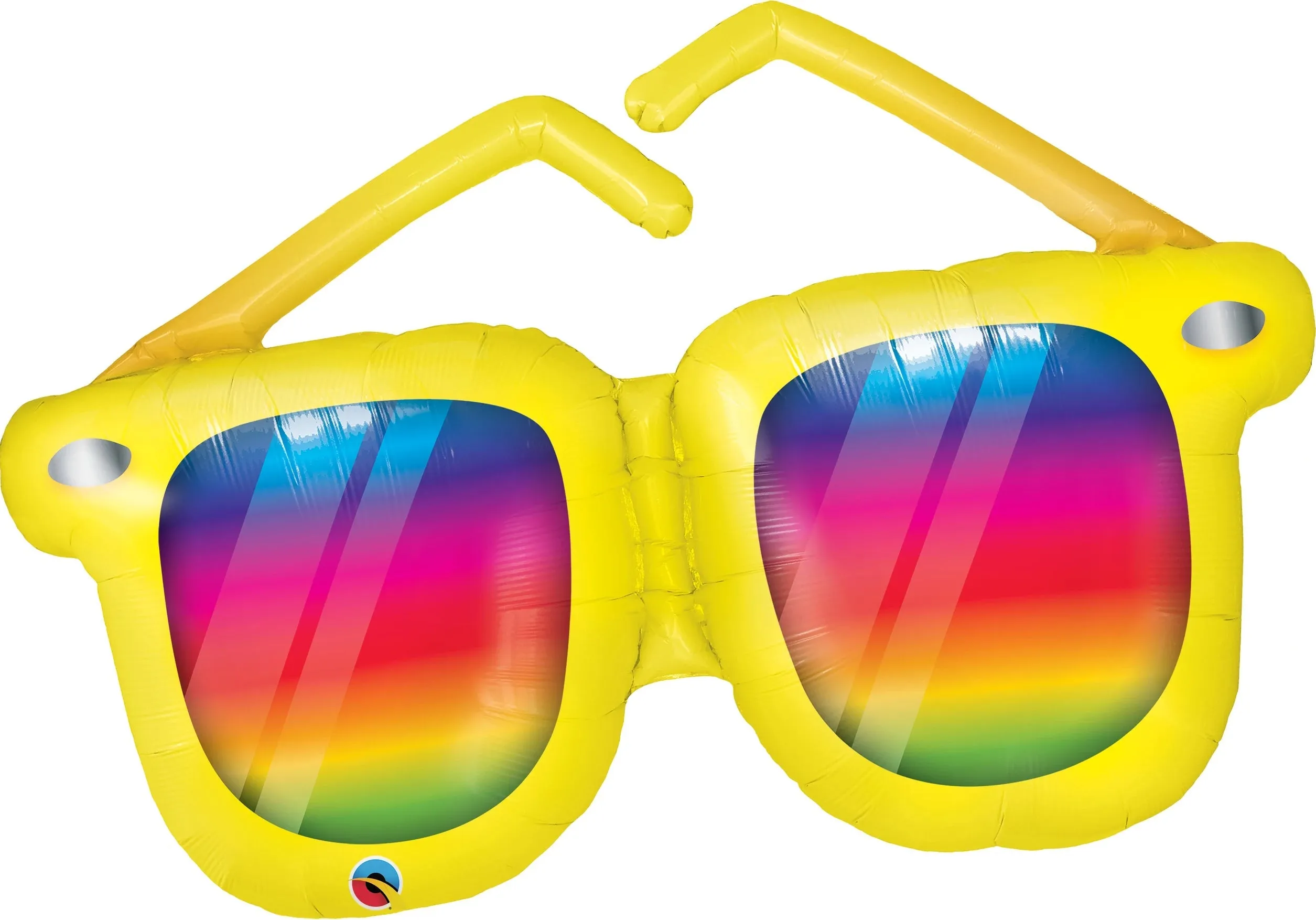 Foil Balloon Raibown striped Sunglasses   42inch