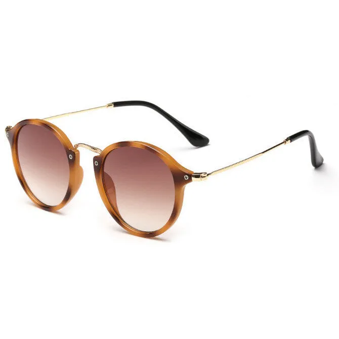 Frosted White and Gold Women's Sunglasses