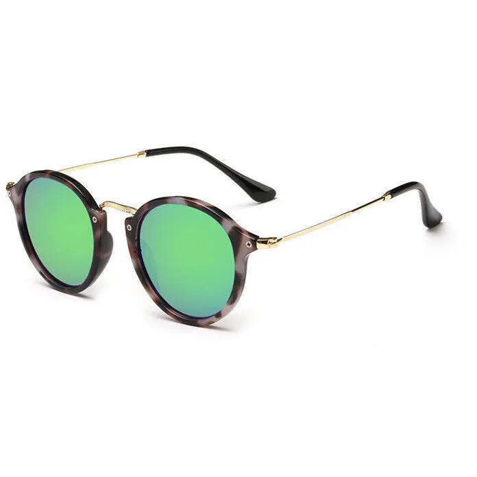 Frosted White and Gold Women's Sunglasses