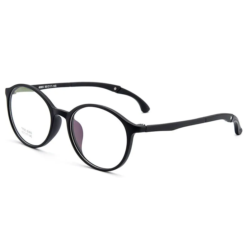 Gmei Unisex Eyeglasses Ultra-Light Tr90 Plastic Round M6065