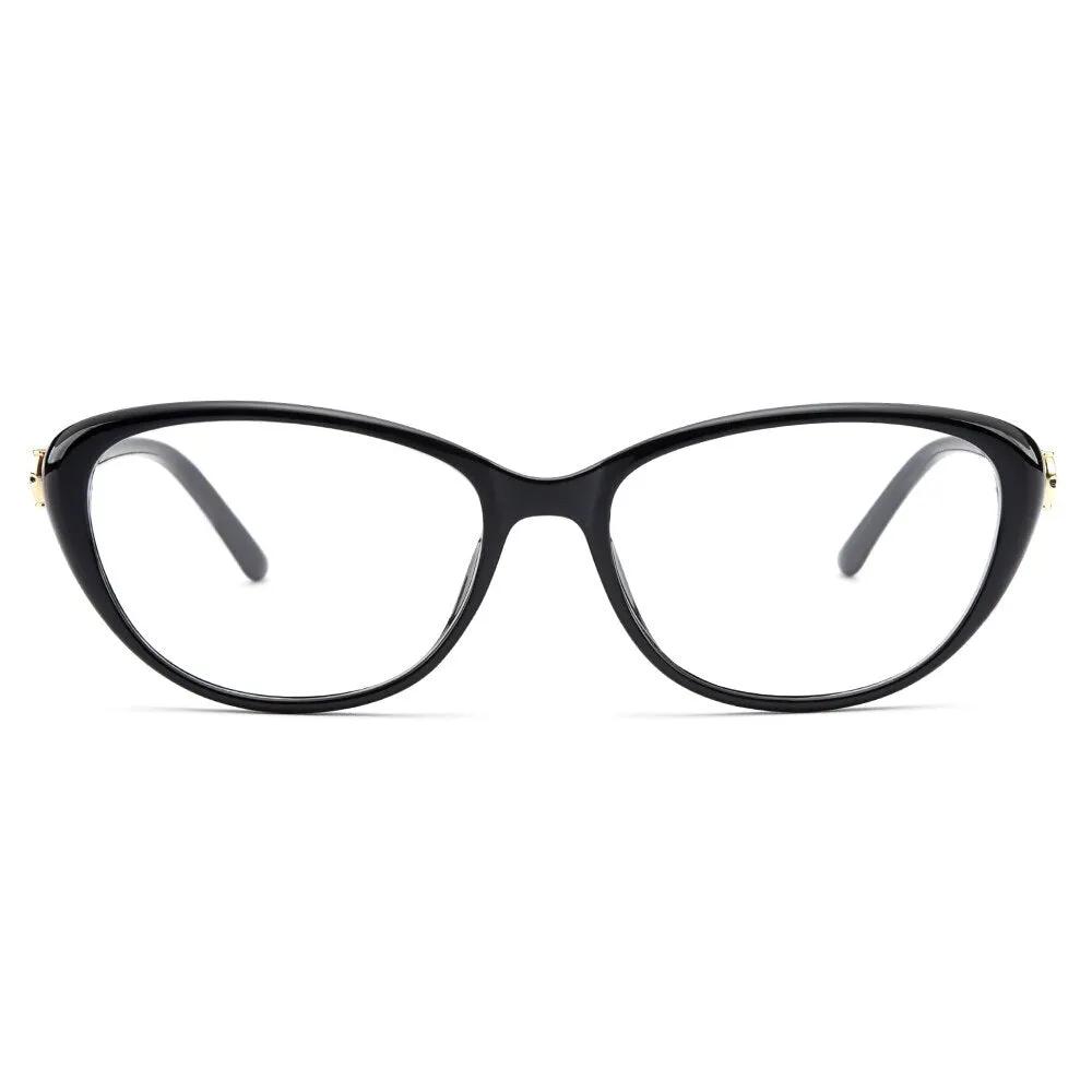 Gmei Women's Eyeglasses Cat Eye Ultra-Light Tr90 Plastic M1539