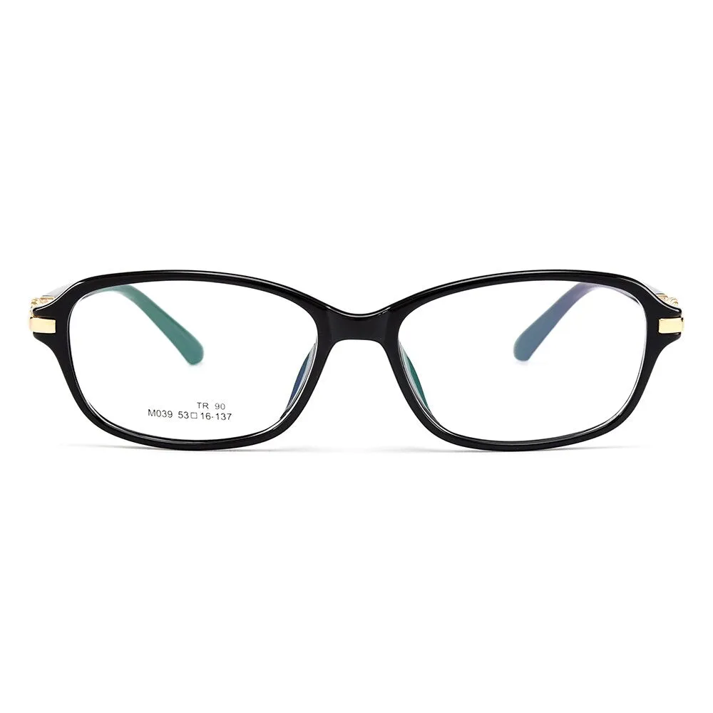 Gmei Women's Eyeglasses Ultralight Tr90 Plastic Full Rim M039