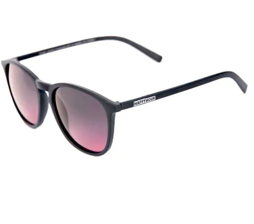 Happy Hour Sunglass Flap Jacks - Hoban Matte Black