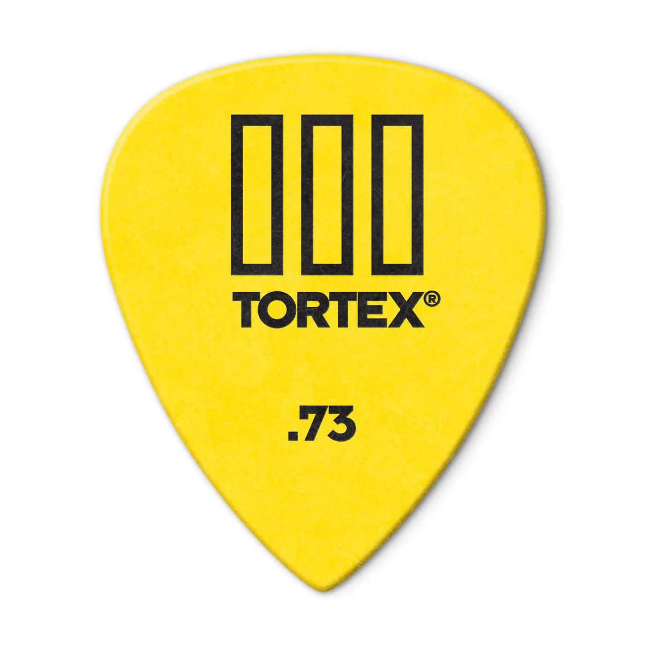 Jim Dunlop Tortex "T3" Yellow .73mm Guitar Picks Player Pack (pack of 12)