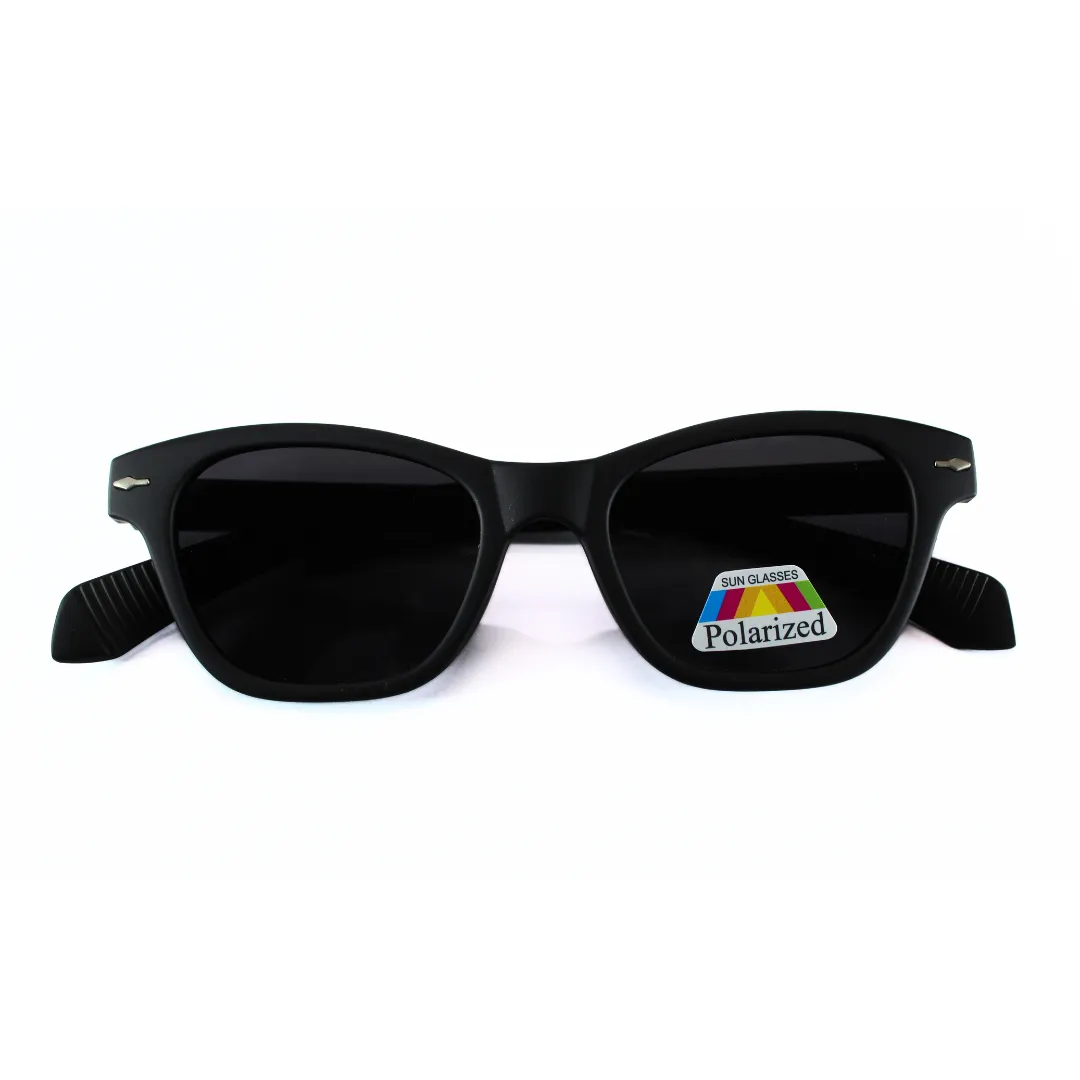 Jubleelens Cat Eye Polarized Sunglasses Matte Black and Stylish, with the Added Benefit of UV Protection