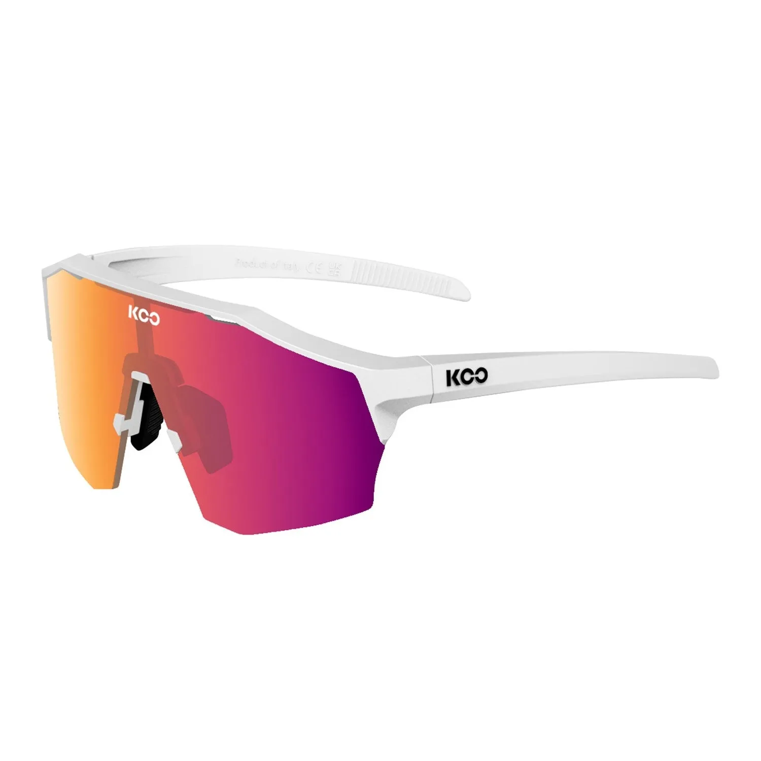 KOO Eyewear Alibi - White Matt/Fuchsia Photochromic