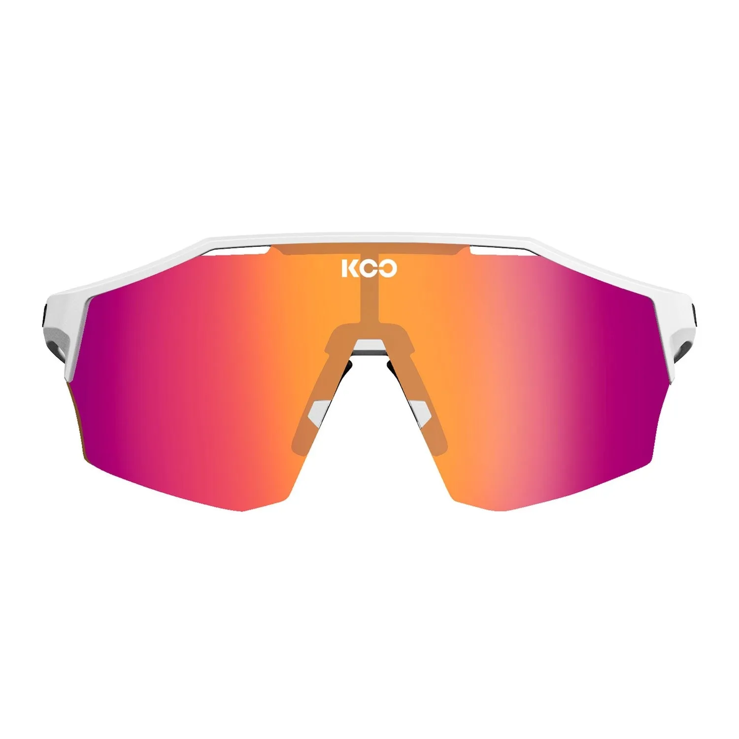 KOO Eyewear Alibi - White Matt/Fuchsia Photochromic