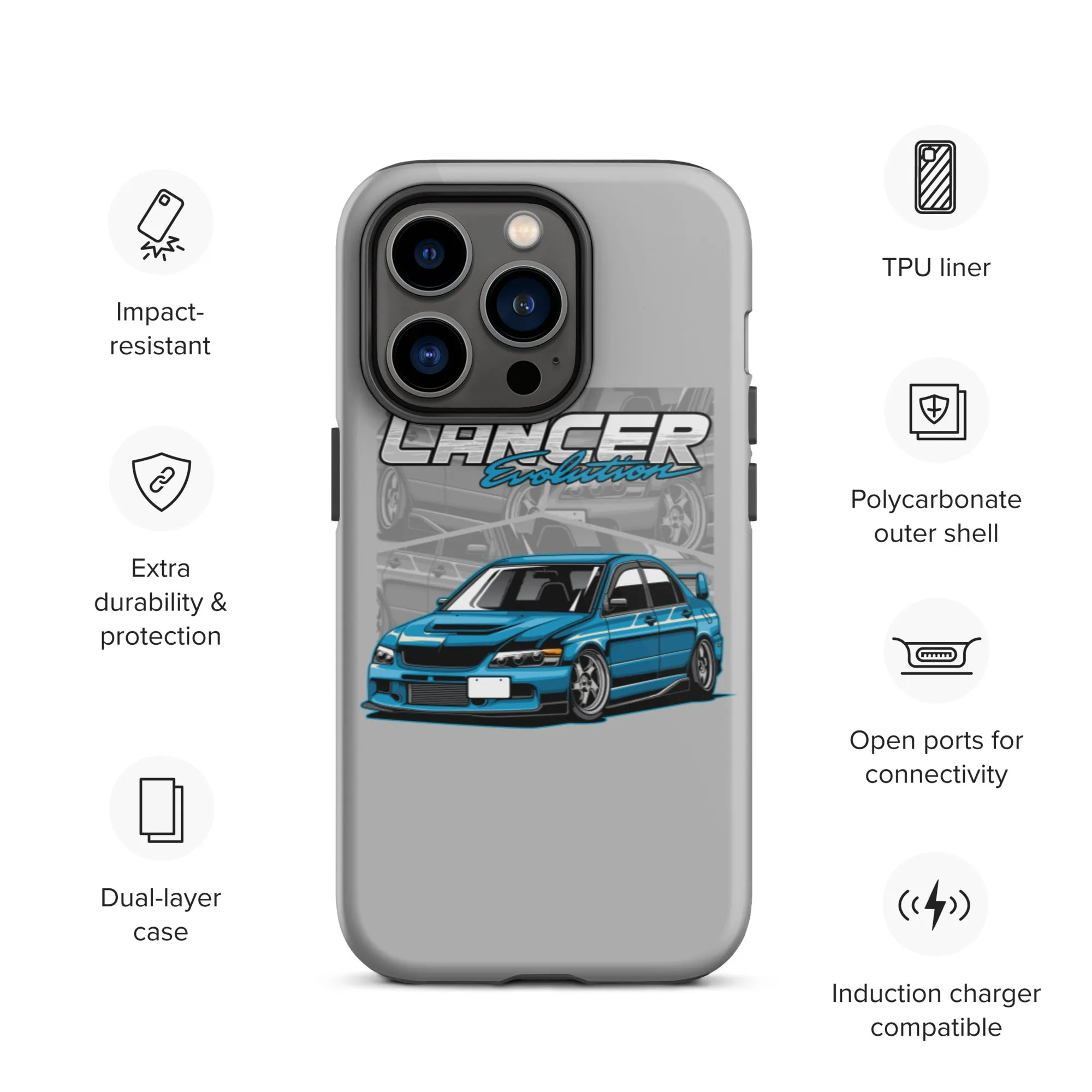 Lancer Evolution IX Color Post Car Culture iPhone Case