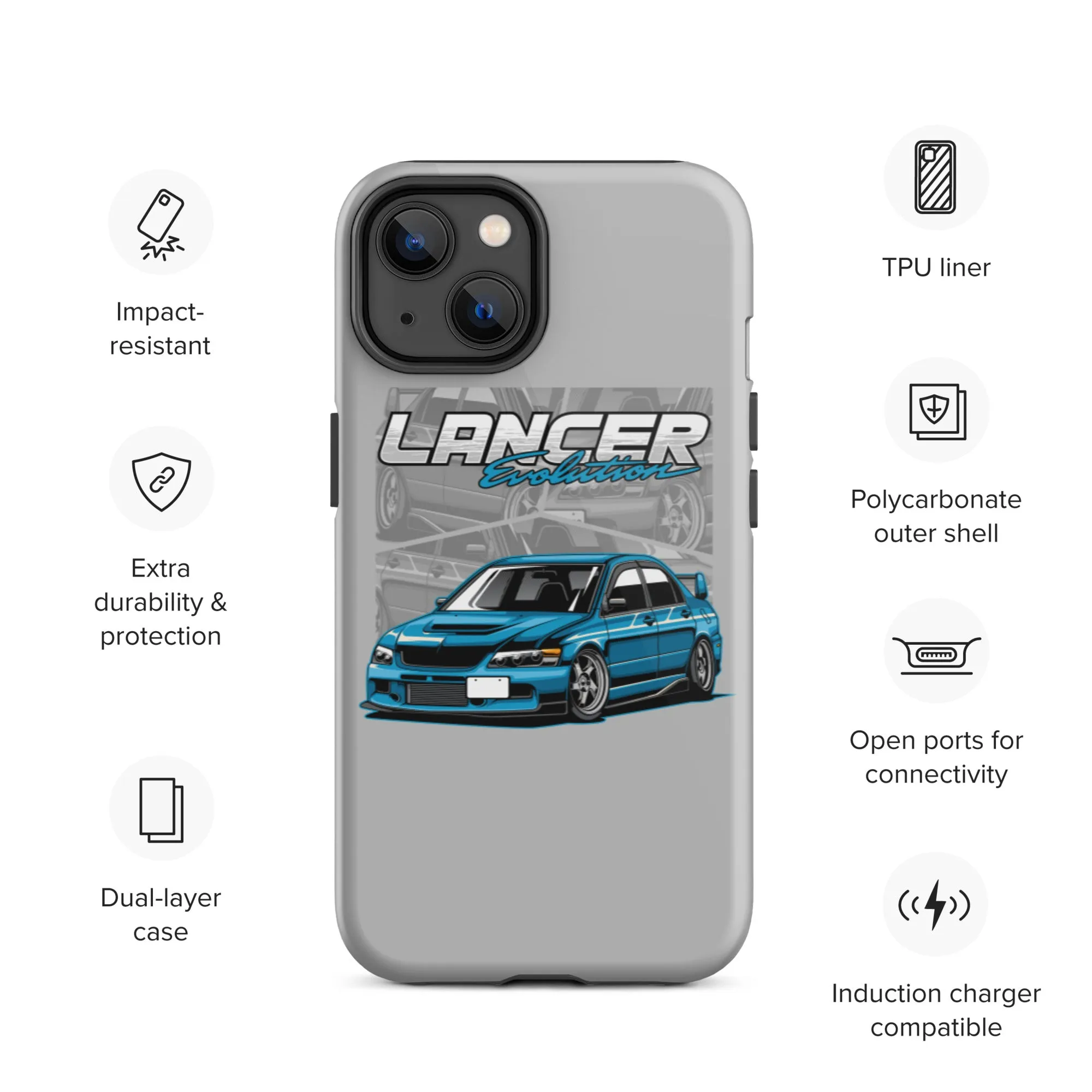 Lancer Evolution IX Color Post Car Culture iPhone Case