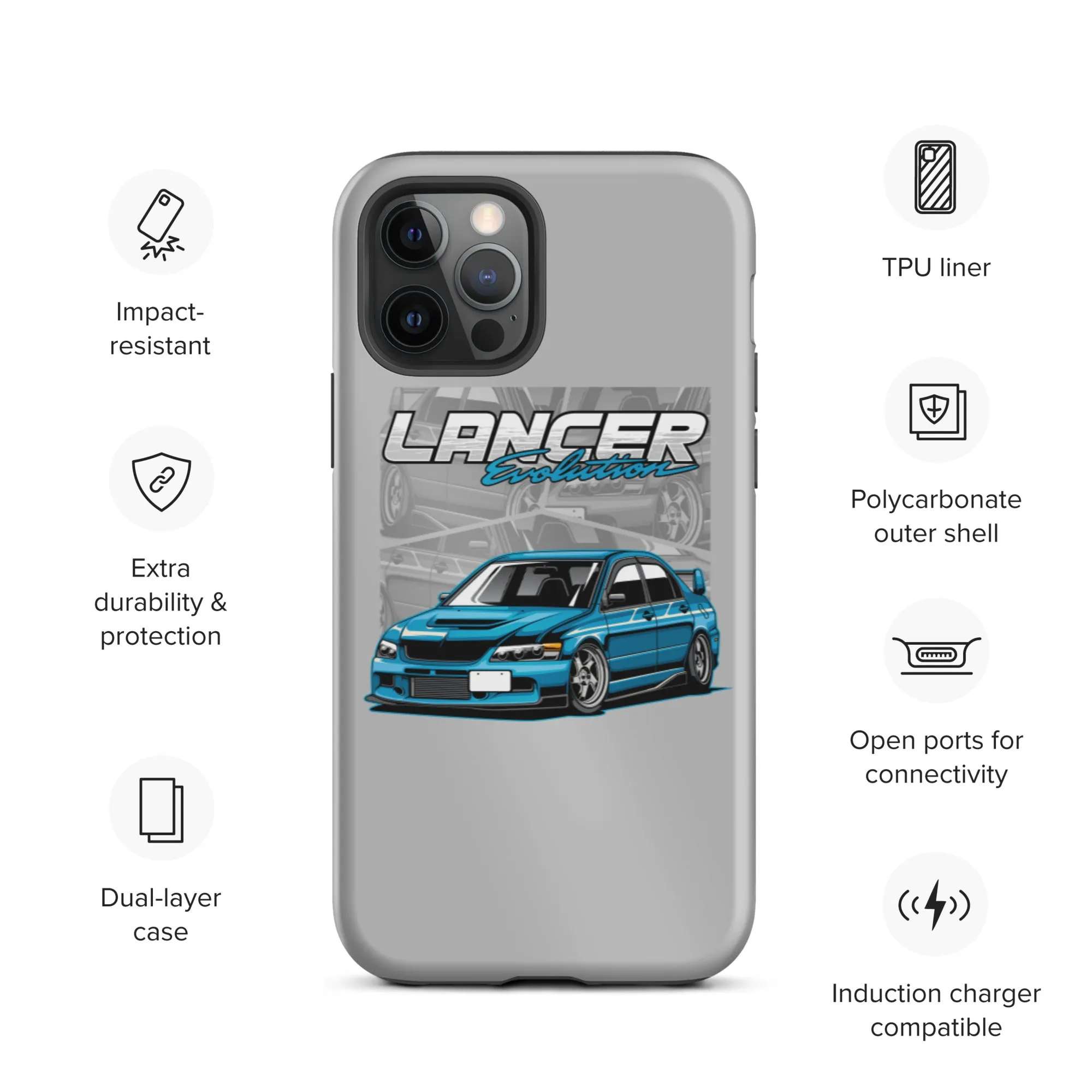 Lancer Evolution IX Color Post Car Culture iPhone Case