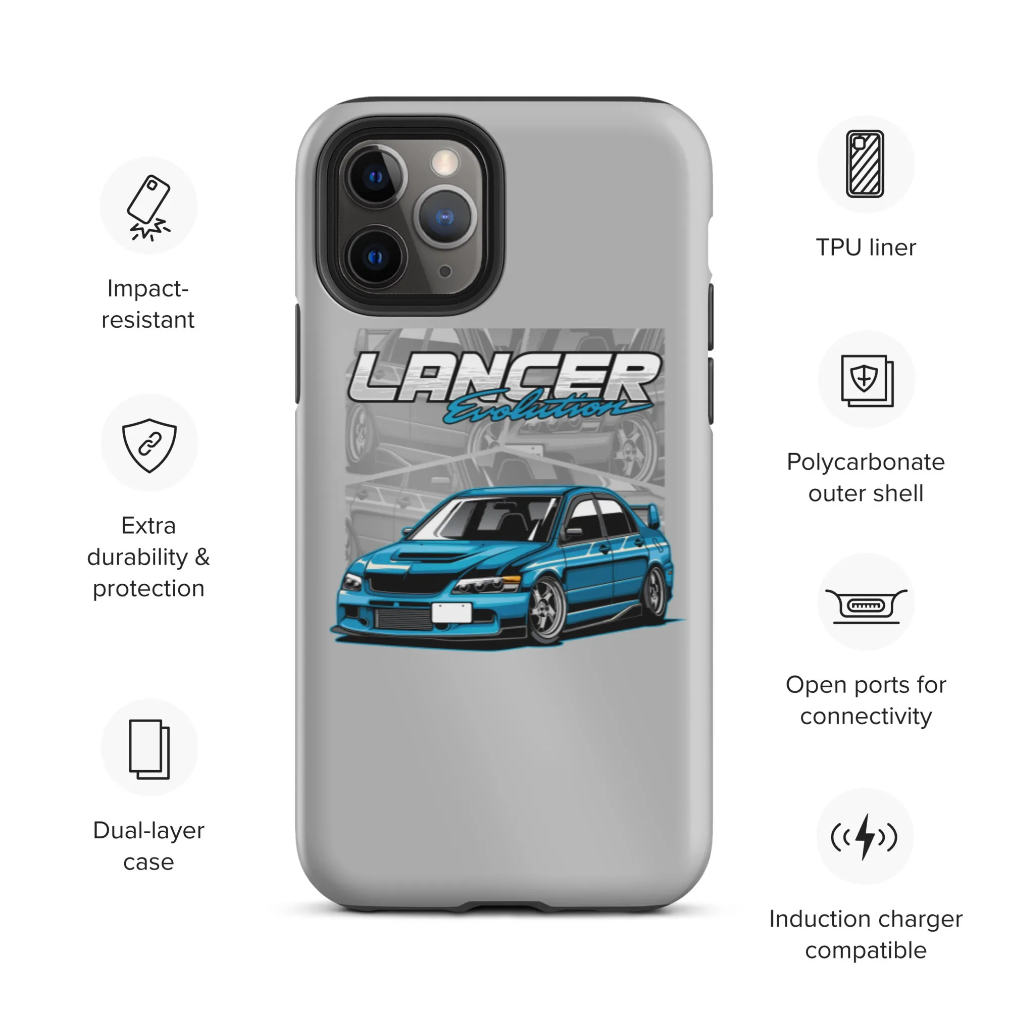 Lancer Evolution IX Color Post Car Culture iPhone Case