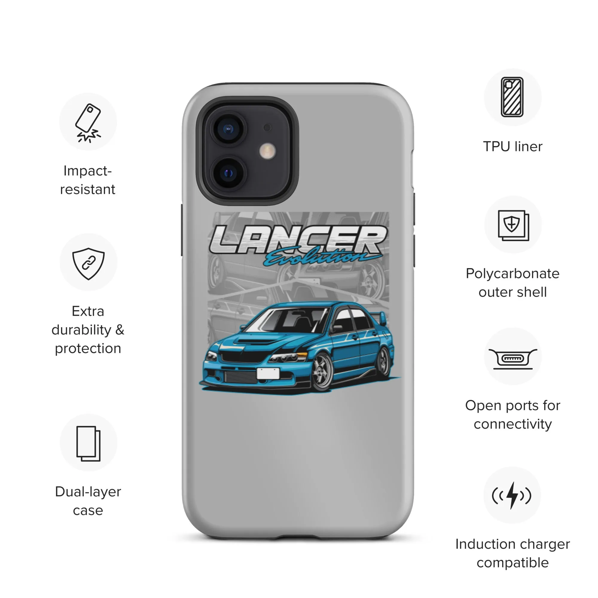 Lancer Evolution IX Color Post Car Culture iPhone Case