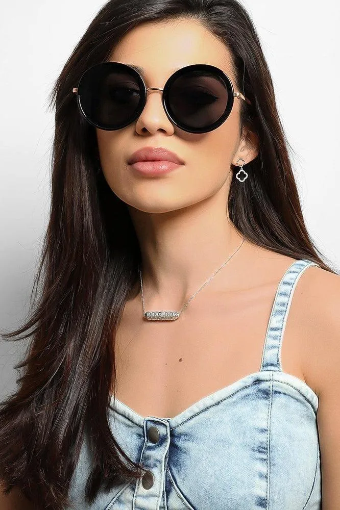 Large Round Retro Sunglasses