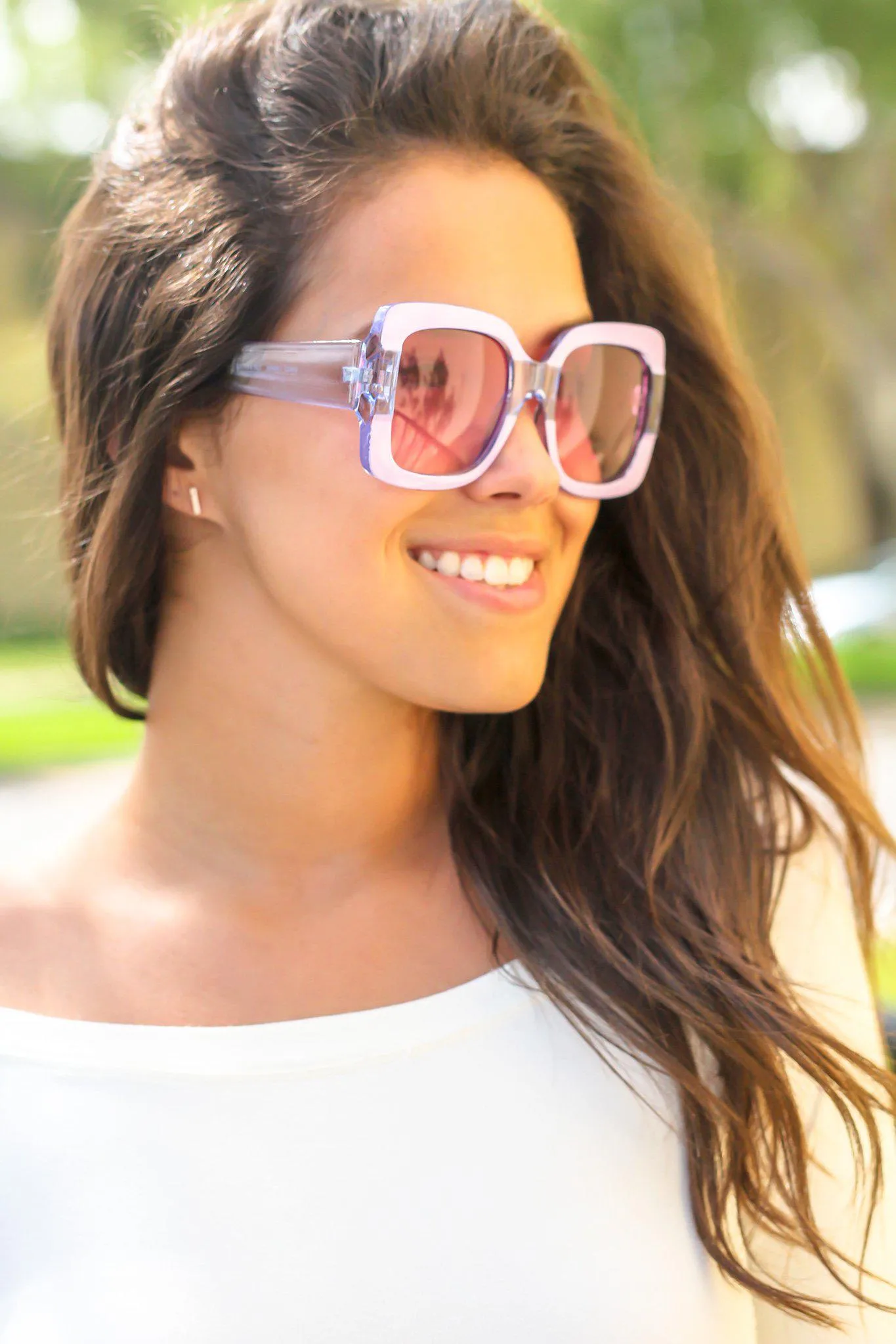 Lavender Bold Sunglasses