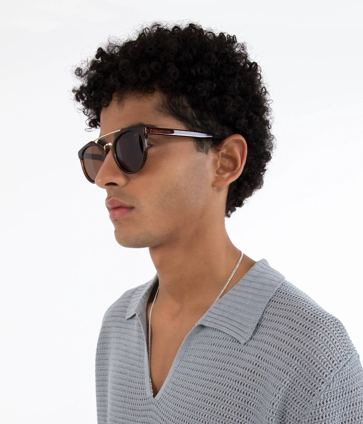 MATT&NAT ALDIE-2 - Round Recycled Sunglasses