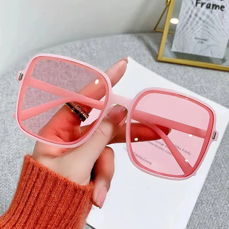 New Oversized Rectangle Sunglasses Women's Fashion Square Sun Glasses Men's Classic Vintage Eyewear UV400 Oculos De Sol