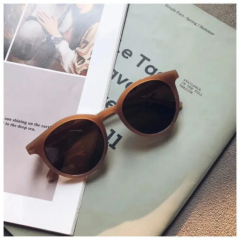 New Small Frame Elliptic Sunglasses Women's Brand Designer Fashion Sun Glasses Women's Outdoor Eyewear UV400 Oculos De Sol