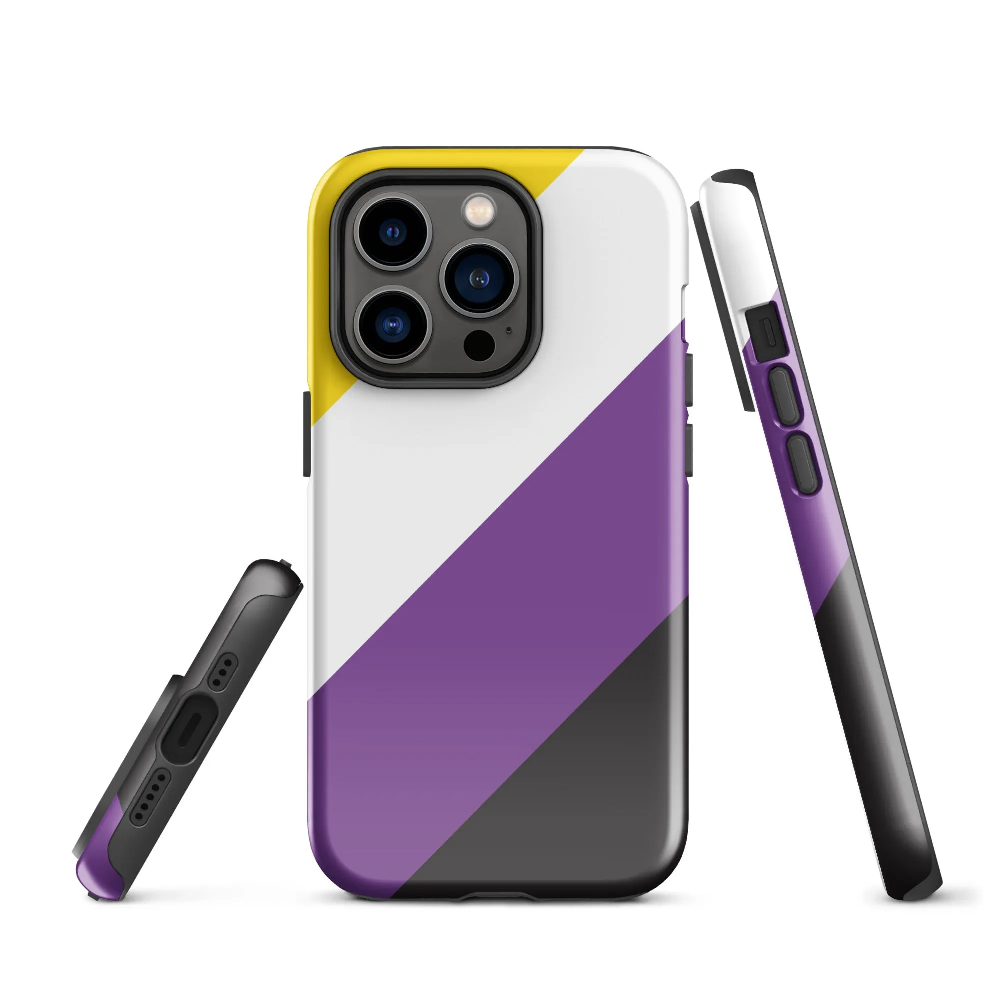 Nonbinary Enby Pride Tough Case for Apple iPhone