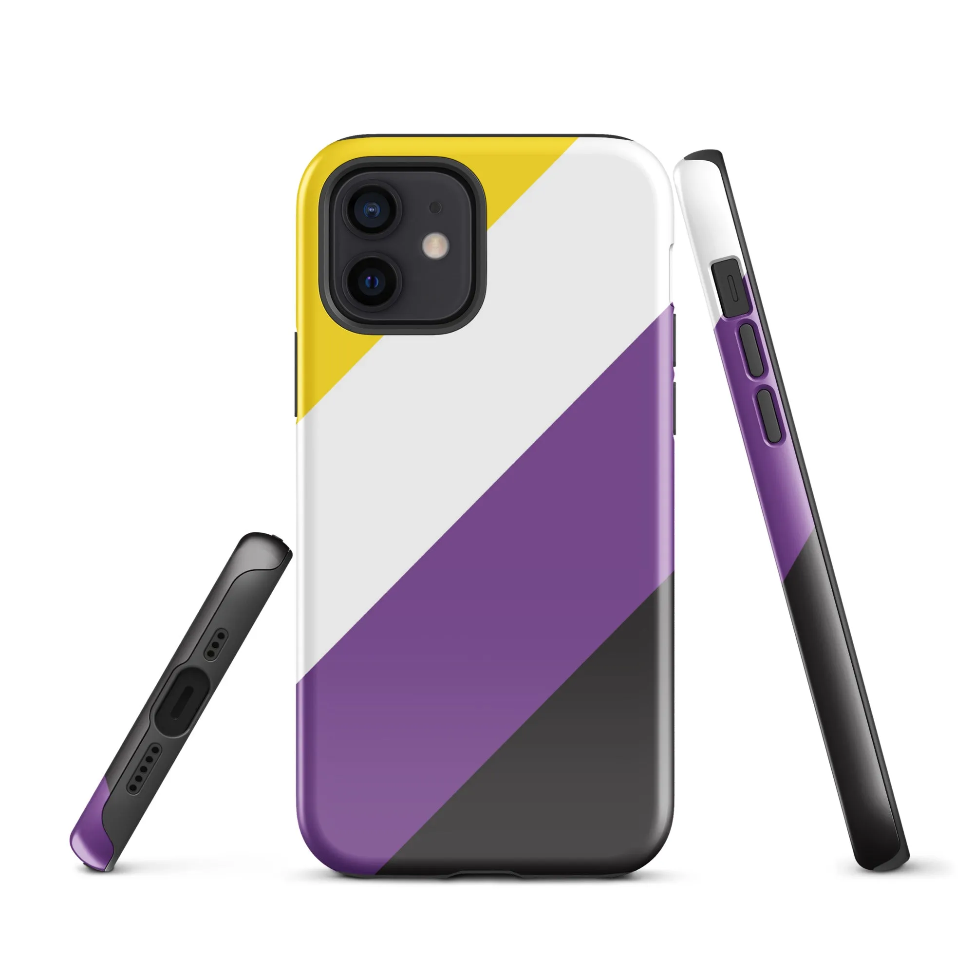 Nonbinary Enby Pride Tough Case for Apple iPhone