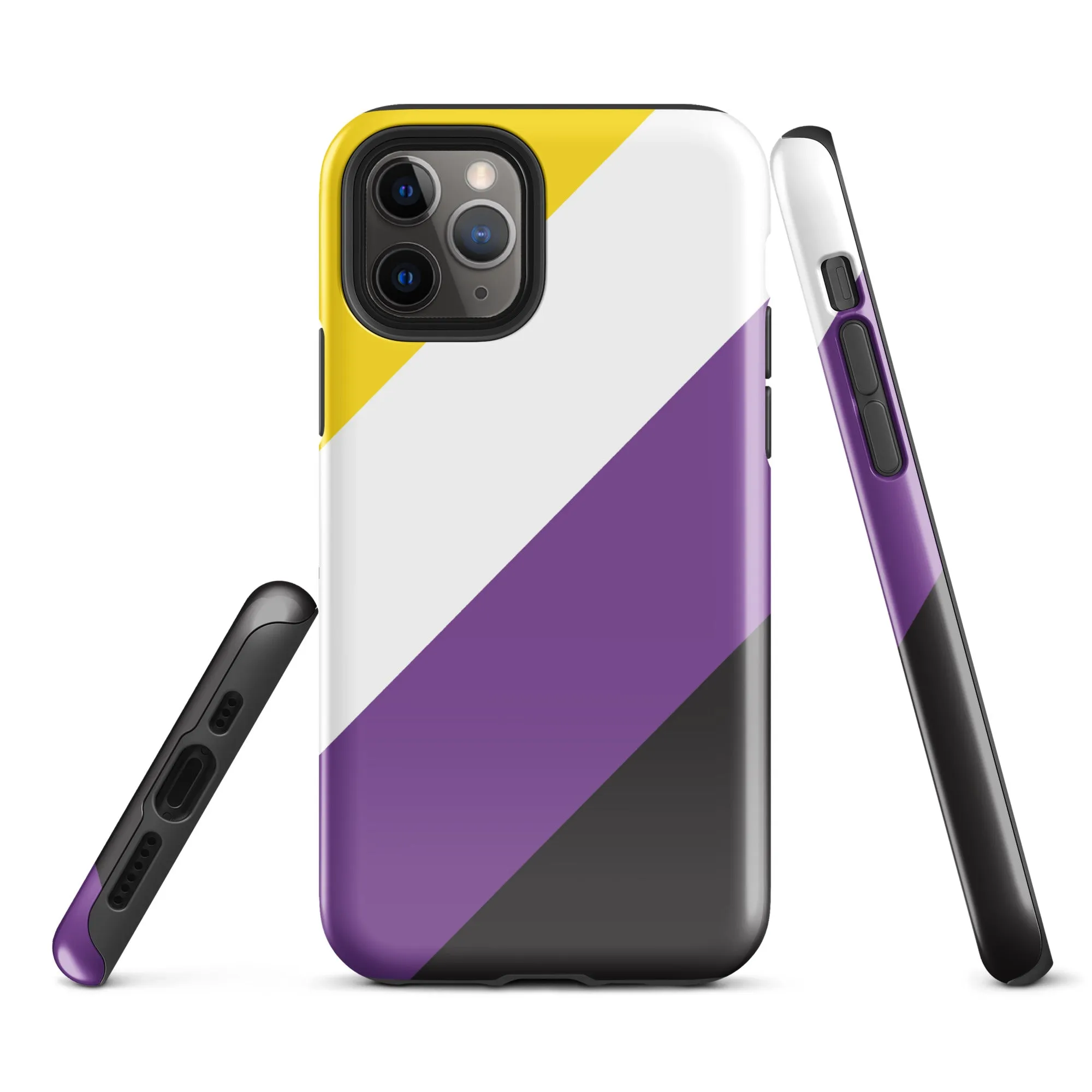 Nonbinary Enby Pride Tough Case for Apple iPhone