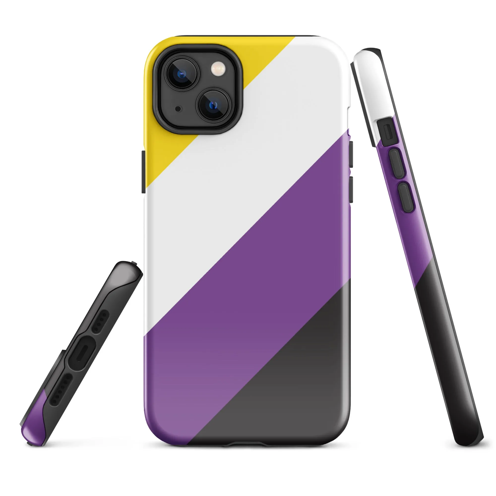 Nonbinary Enby Pride Tough Case for Apple iPhone