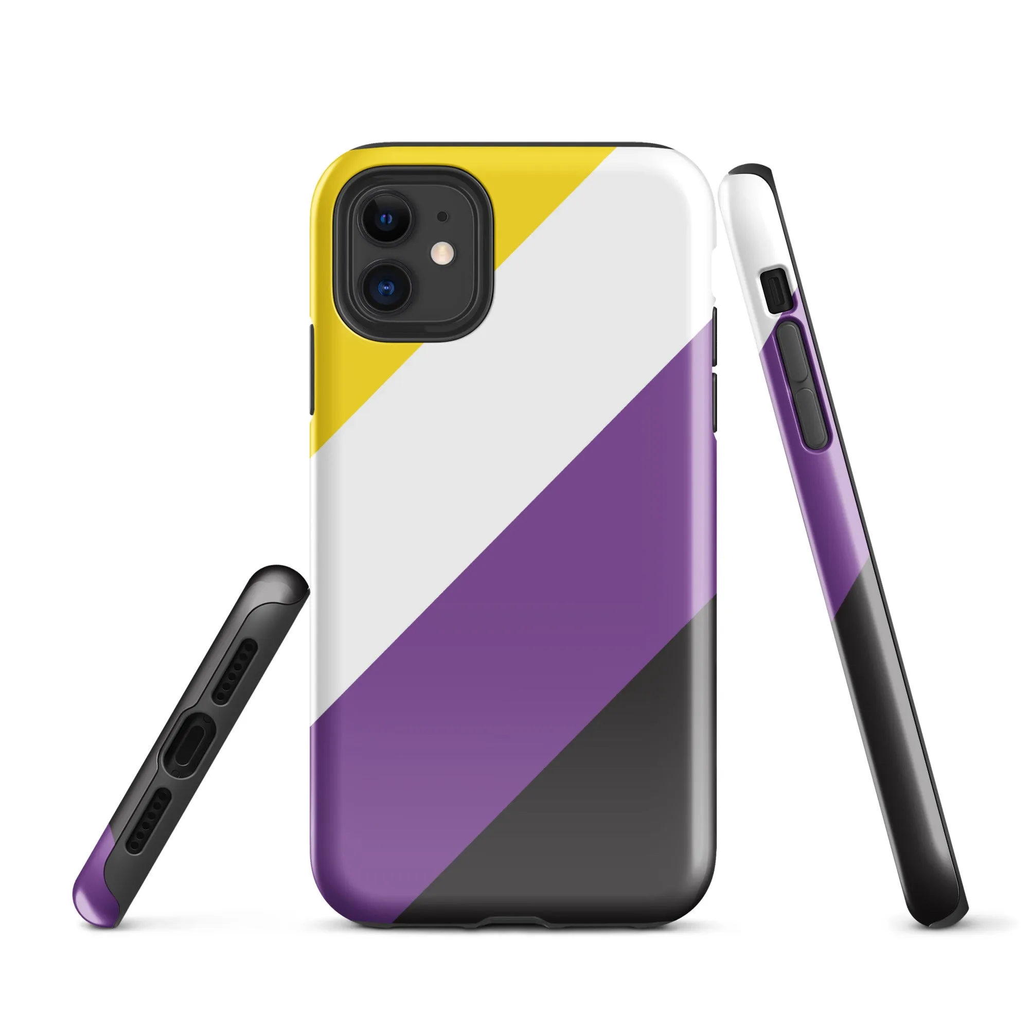 Nonbinary Enby Pride Tough Case for Apple iPhone