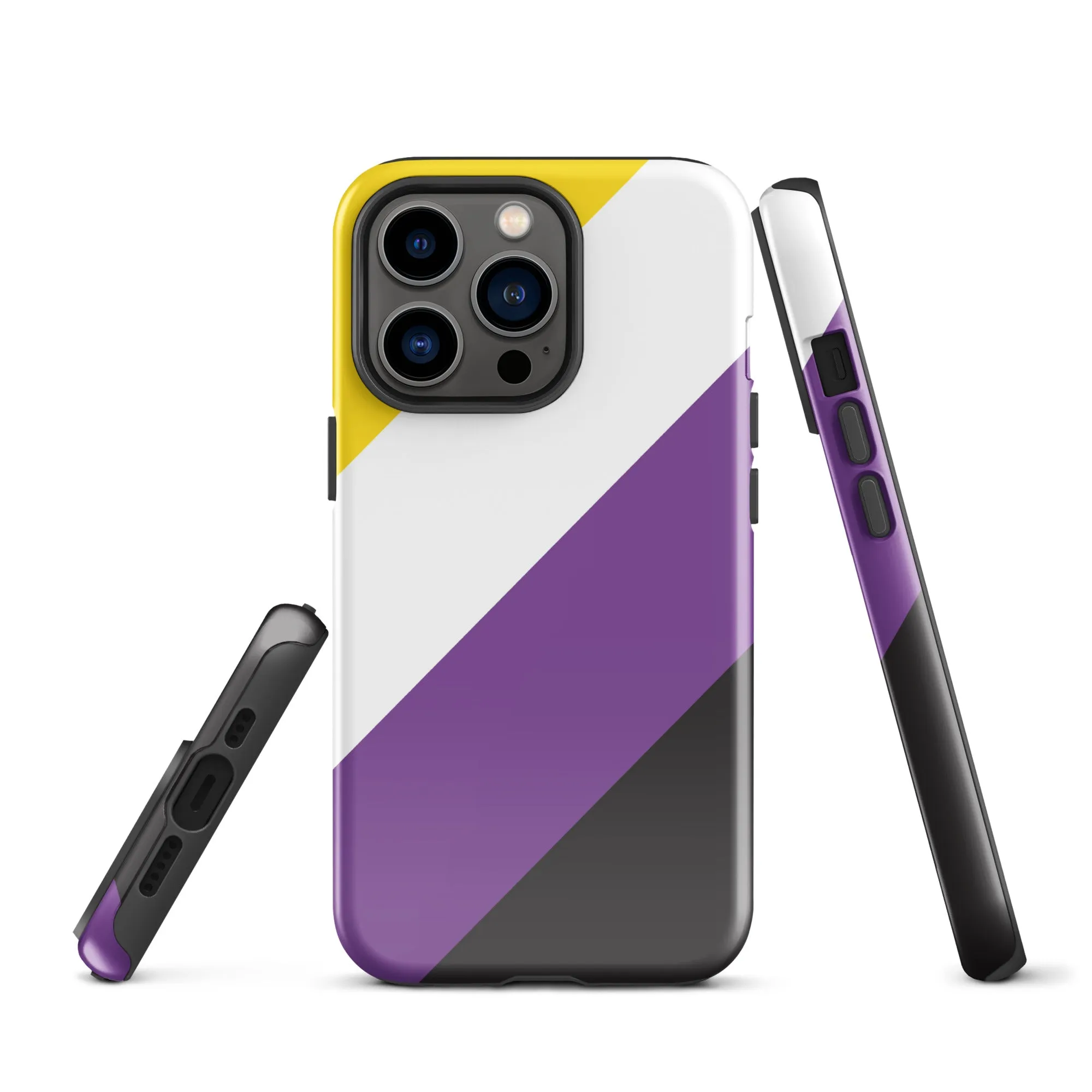 Nonbinary Enby Pride Tough Case for Apple iPhone