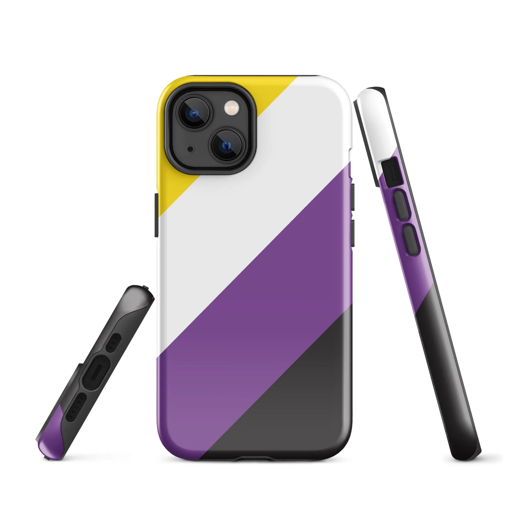 Nonbinary Enby Pride Tough Case for Apple iPhone