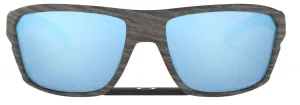 Oakley Mens Split Shot Woodgrain Frame - Prizm Tungsten Lens - Polarized Sunglasses