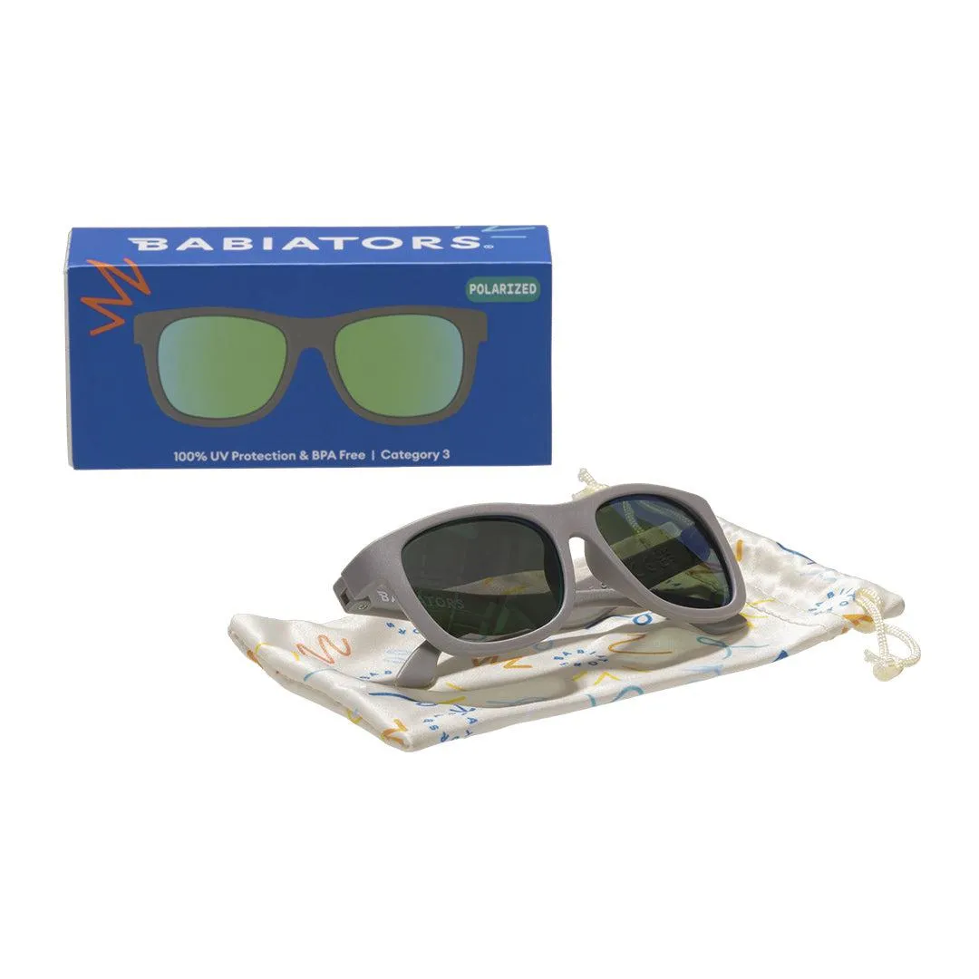 Outlet - Babiators Polarised Navigator Sunglasses - Graphite Gray