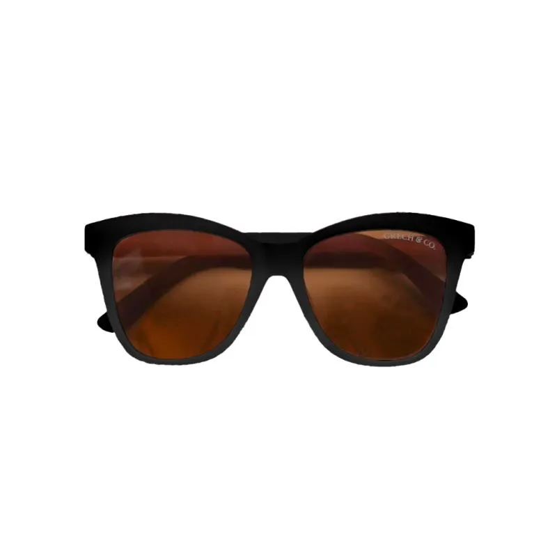 Polarized Bendable Adult Wayfarer Sunglasses - Black