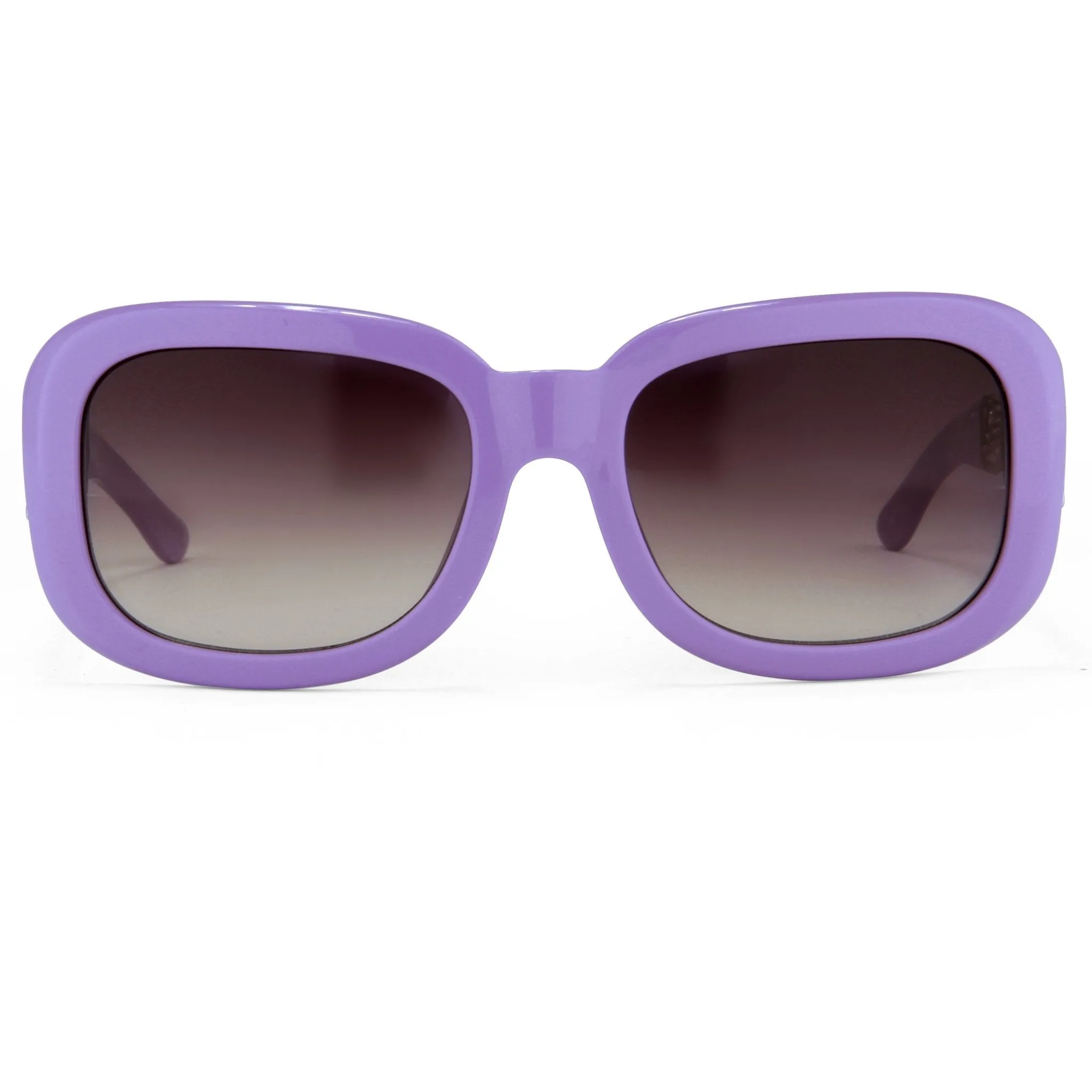 Prabal Gurung Sunglasses Rectangle Purple and Grey