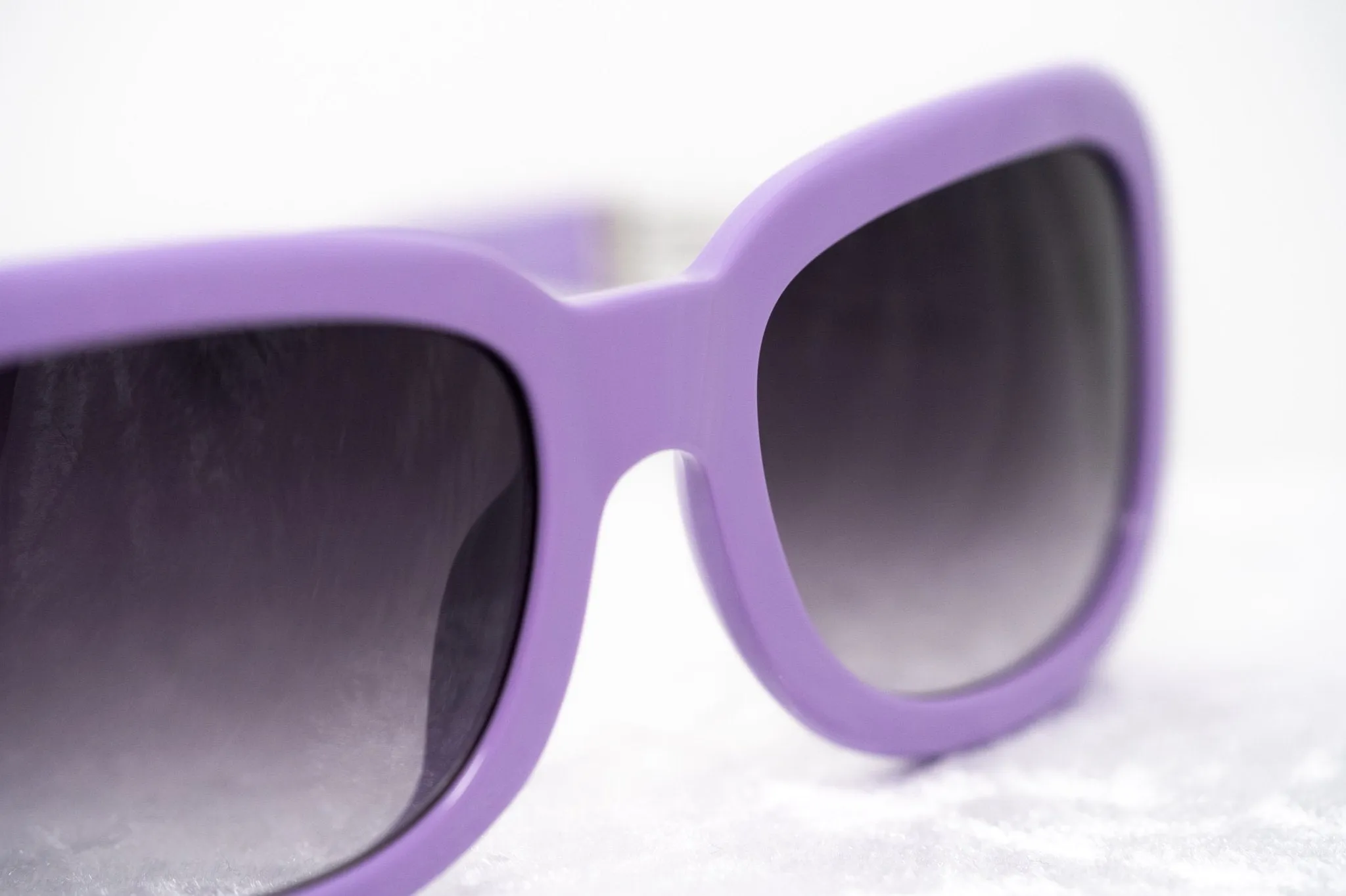 Prabal Gurung Sunglasses Rectangle Purple and Grey