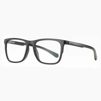 Ralferty Men's Full Rim Square Tr 90 Eyeglasses D2309