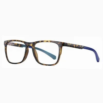 Ralferty Men's Full Rim Square Tr 90 Eyeglasses D2309