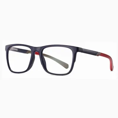 Ralferty Men's Full Rim Square Tr 90 Eyeglasses D2309