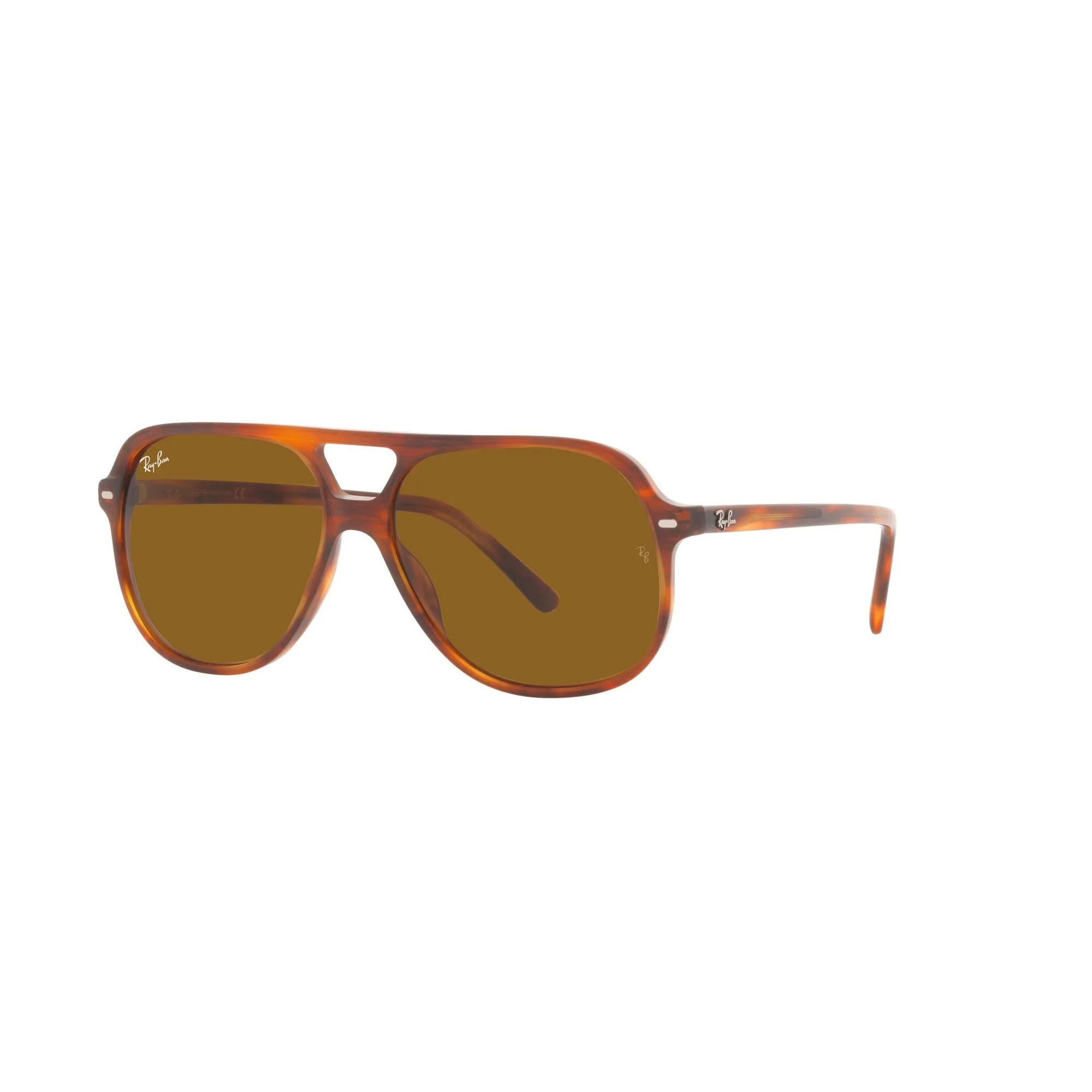 Ray Ban Striped Havana Sunglasses with Brown Classic Lenses-RB_2198_954/33_56mm